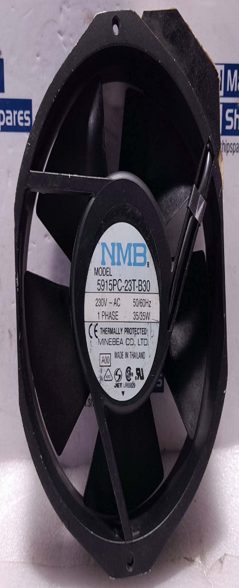 Minebea NMB 5915PC-23T-B30 Cooling Fan 230V~AC 50/60Hz Phase1 35/35W
