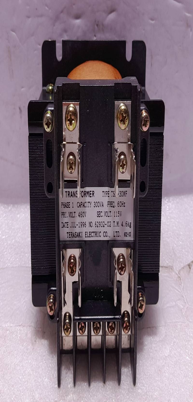  Terasaki Electric TSE-30MF Transformer PHASE1 300VA Freq.60Hz 460115V