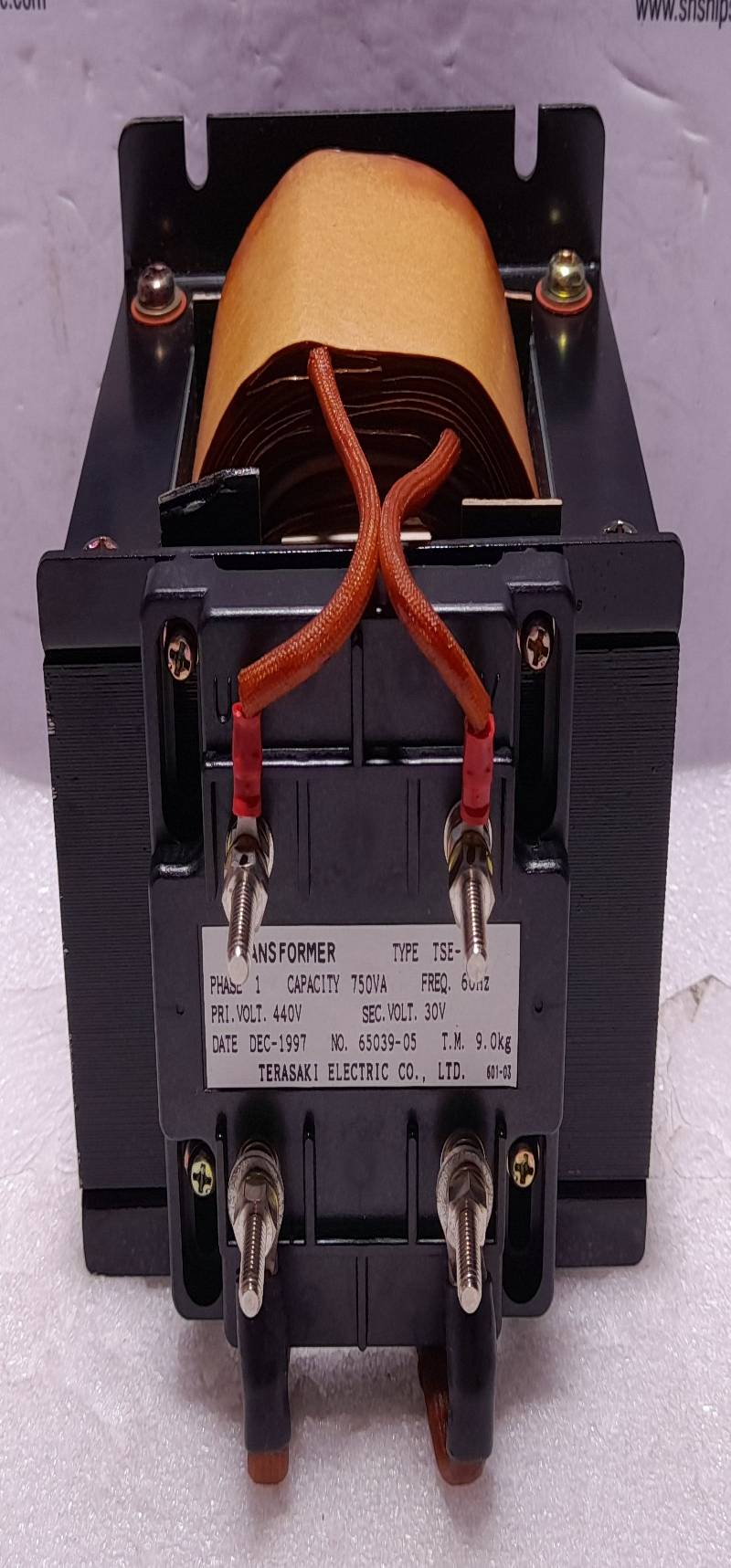 Terasaki Electric TSE-75L Transformer PHASE1 750VA 60Hz 440V-30V