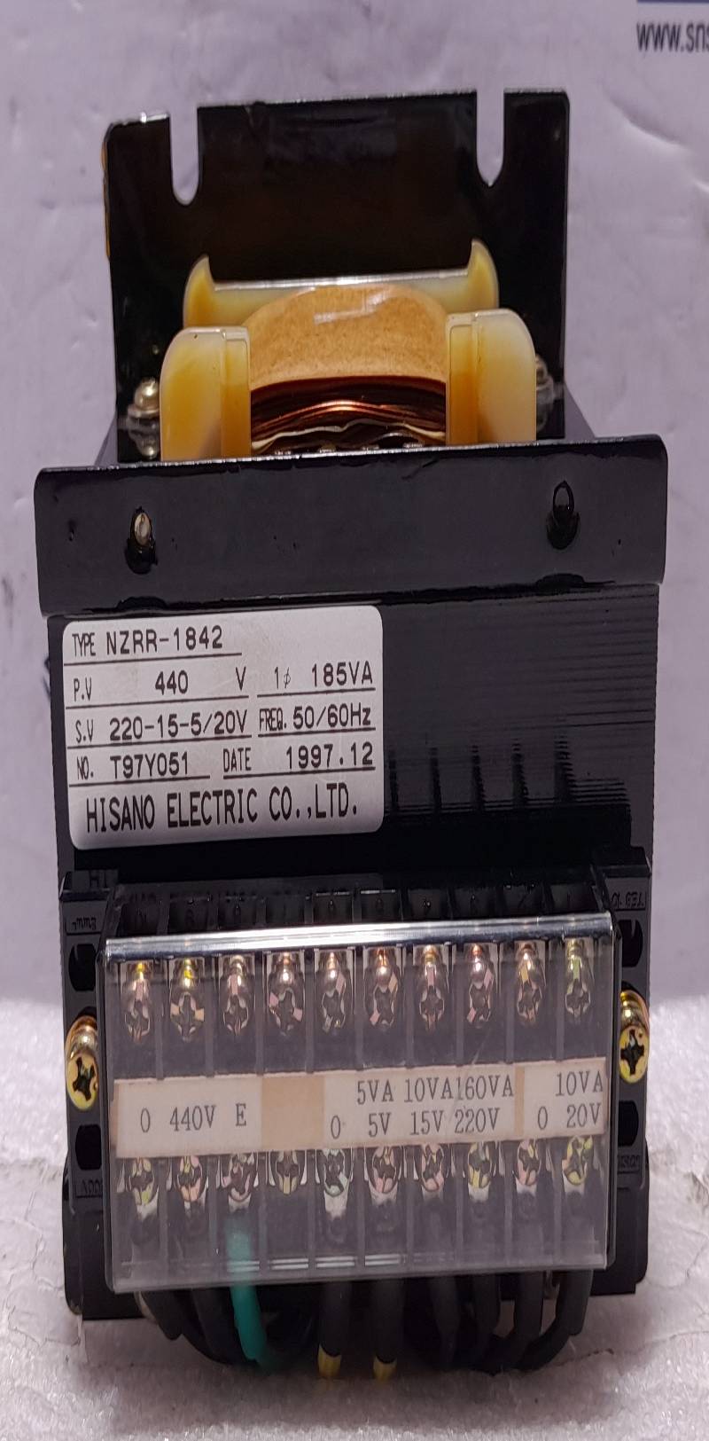 HISANO ELECTRIC NZRR-1842 Current Transformer 185VA 50/60Hz 440V 200-15-5/20V