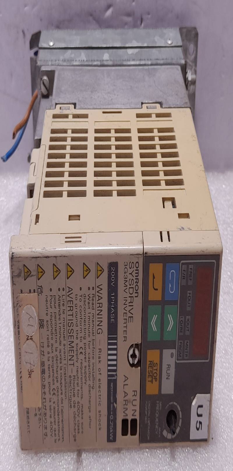 Omron 3G3MV-AB004 Frequency Inverter AC1PH 200-240V 50/60Hz 3G3VM