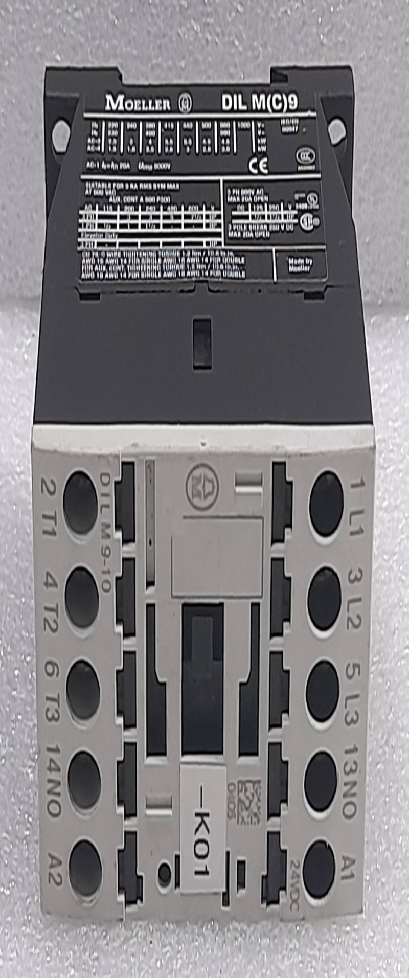 MOELLER DILM9-10 Contactor 3PH AC-1 Ie=Ith 20A Uimp 8000V