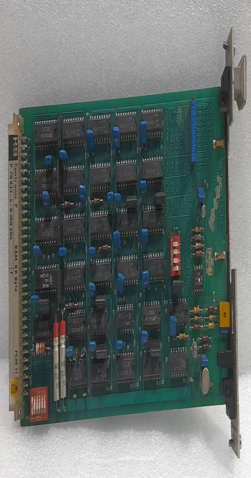 H&B P 70933-4-0369 204 Printed Circuit Board RAM 8K BYTE 0383901.0 R1