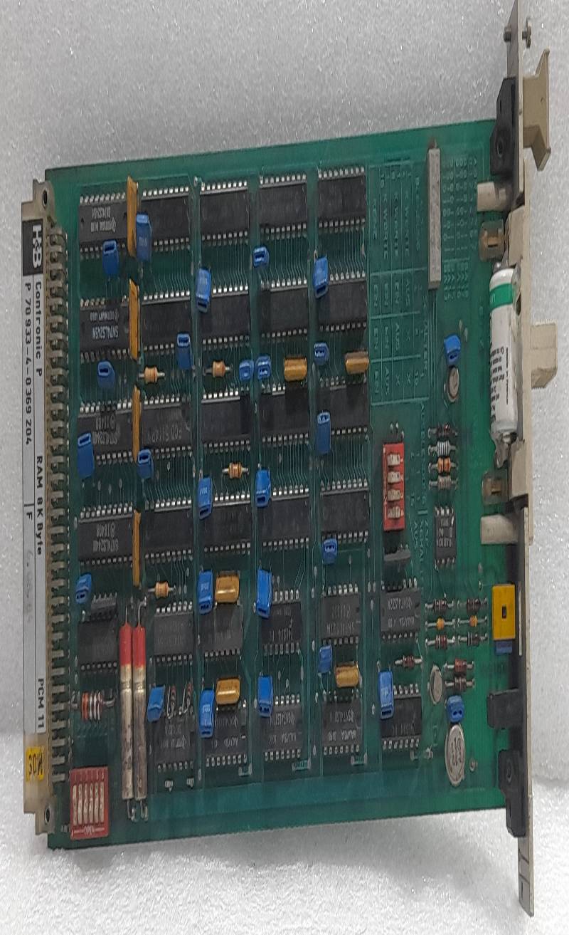 H&B P 70 933-4-0 369 204 RAM 8 K BYTE Printed Circuit Board 0383901.0 R1 70930.104 -01 C