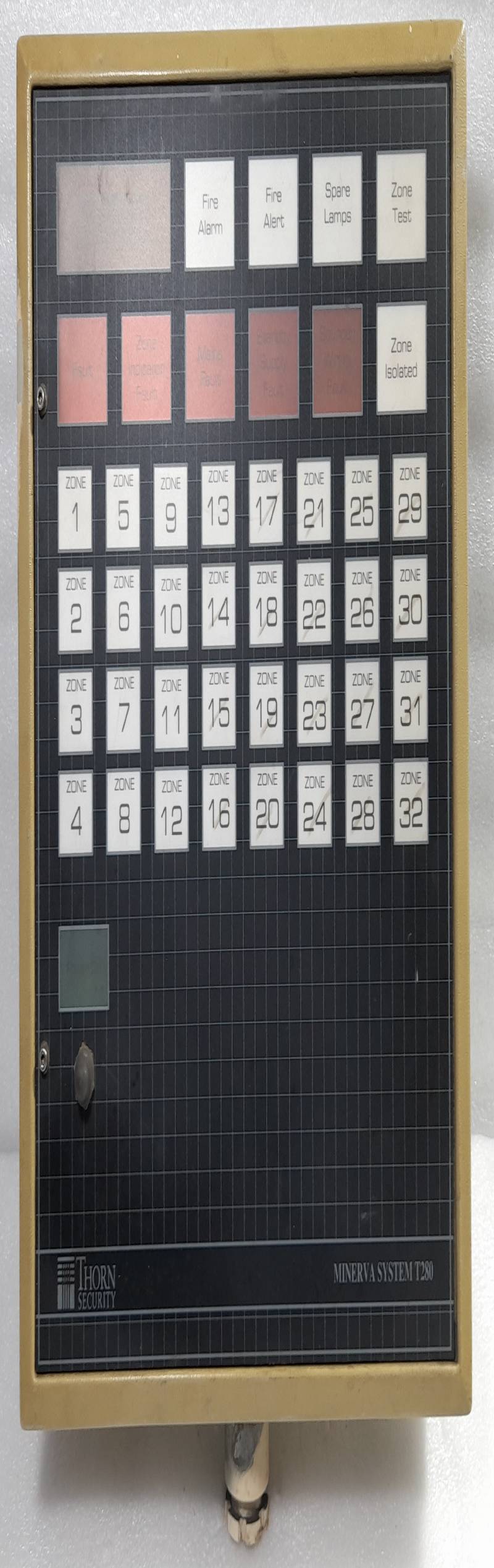 THRON SECURITY MINERV A SYSTEM T280 FIRE ALARM CONTROLPANEL