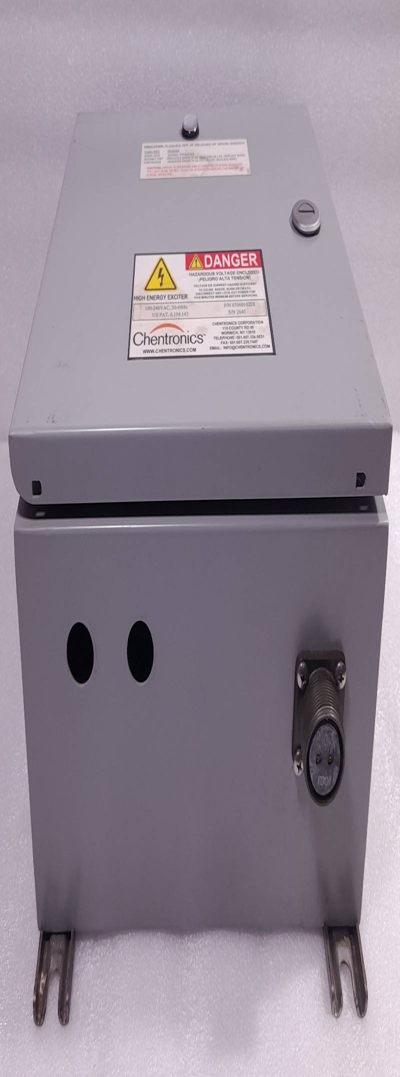 CHENTRONICS 07000102DI High Energy Ignition Exciter 100-240VAC 50/60Hz EXM 5412 ES