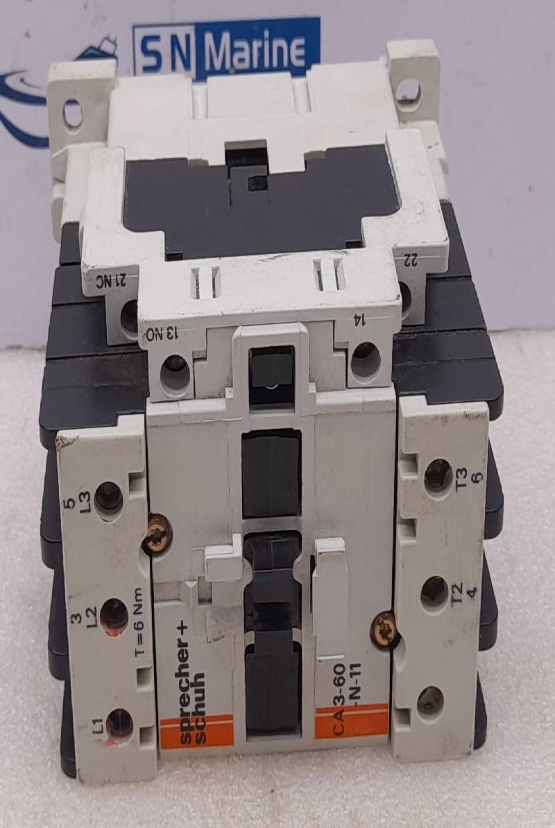 Sprecher+Schuh CA3-60-N-11 Contactor AC1 120V 60Hz 110V 50Hz 690V~ 90A CA3-6-N