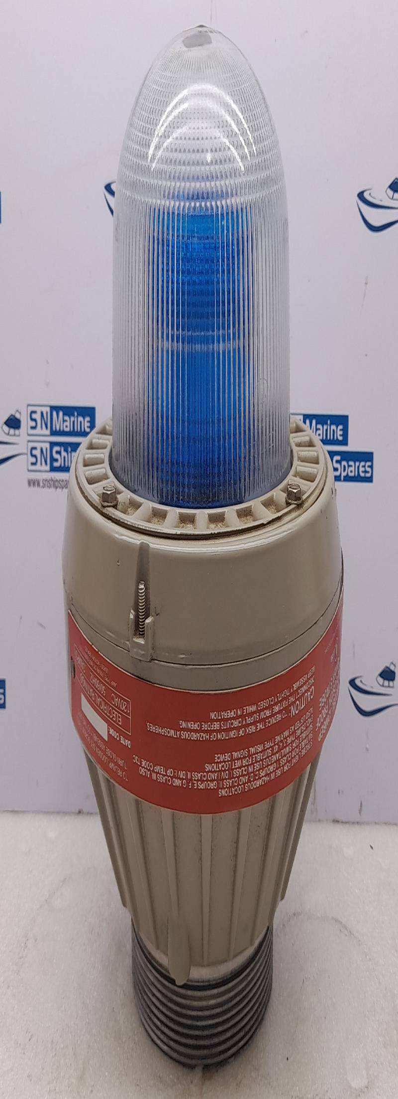 TOMAR 3200BEP Explosion Proof Power Strobe Colour: Blue 120VAC 50/60Hz 0.3AMPS