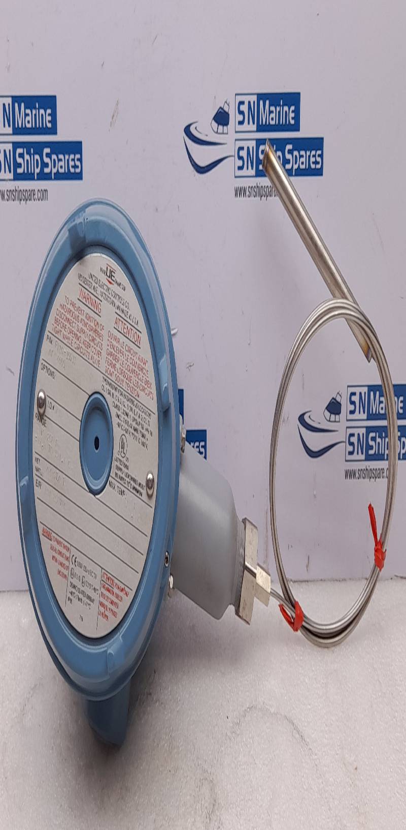 United Electric F120-15531 Temperature Switch P/N: 84665 Range: 0 To 250F 10 250VAC