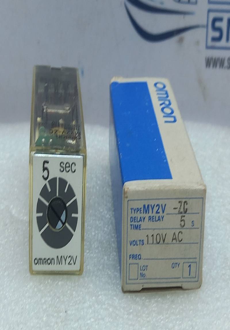 Omron MY2V-ZC Time Delay Relay 110Vac 5sec