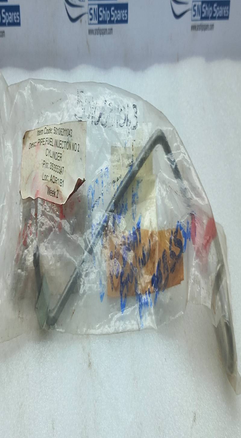 Perkins 35355347 Fuel Injection NO2 Cylinder Pipe