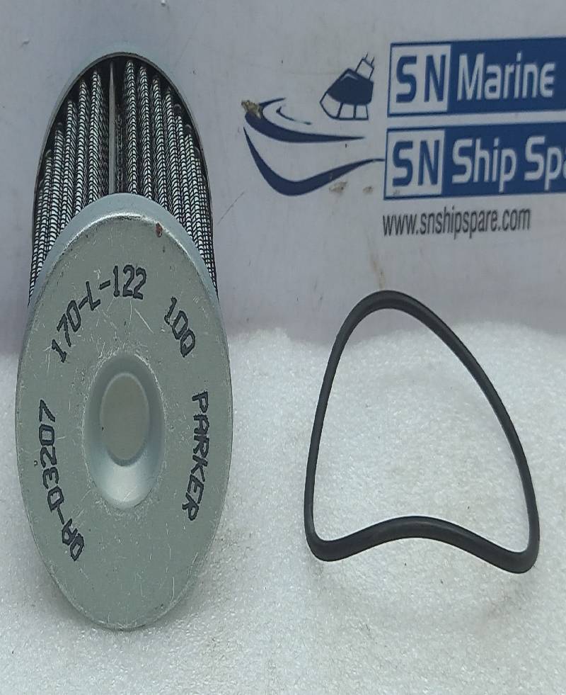 Parker 170-L-122 Main Filter To Emergency Pump Unit 6820827
