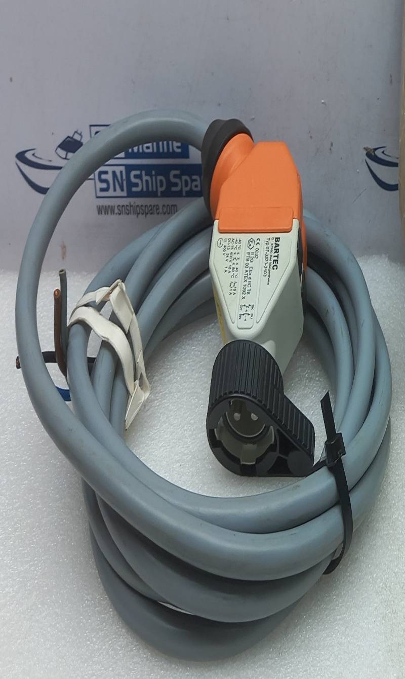 Bartec 07-3323-3403 Emergency Stop Holder-EExd Contact With Connection Cable