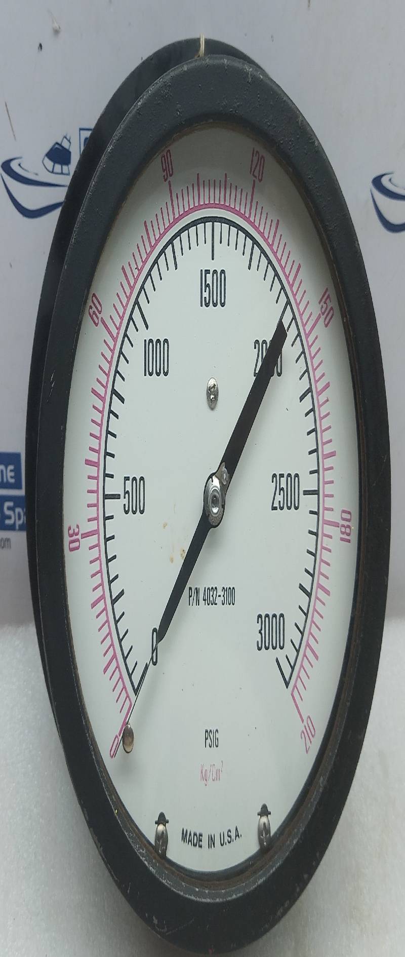 4032-3100 Pressure Gauge 0-3000Psi 0-210Kg/Cm2