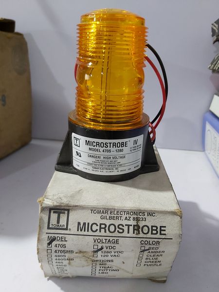 TOMAR 470-1280 MICROSTROBE LIGHT AMBER STORBE