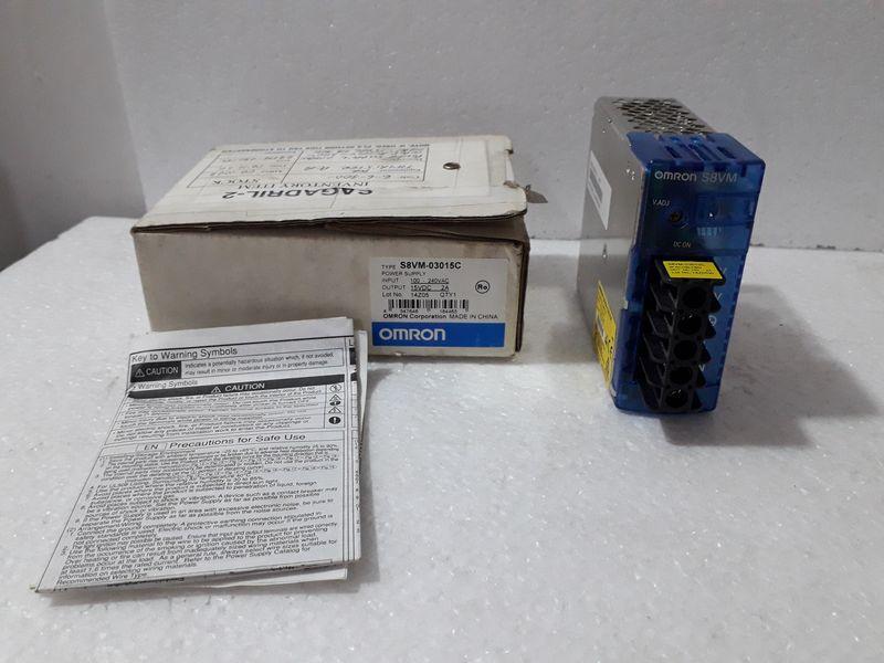 Omron S8VM-03015C Power Supply AC100-240V 50/60 Hz 0.9A 15 VDC