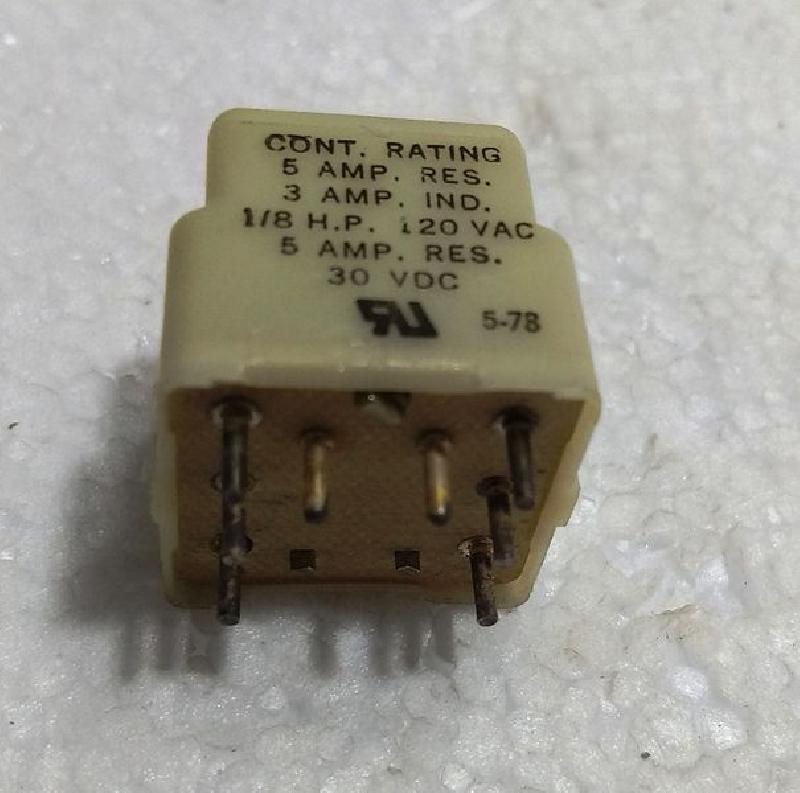 Guardian Electric 1360 Series Power Relay 6V 60Hz A410-364367-00 30VDC