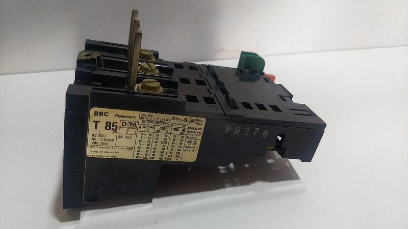 BBC Petercem T 85 Overload Relay T85