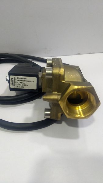 BSG Solenoid Valve 92401389 - 240A6027/25/M0G1N 0.5-16 Bar 230v 50-60Hz E134636