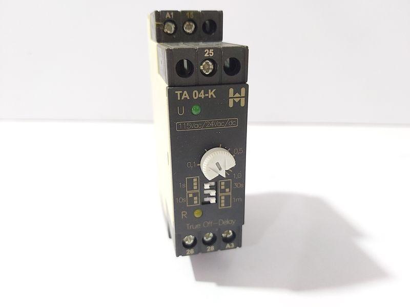 HIQUEL TA 04-K TIMER 115VAC 24VAC/DC TIME RELAY
