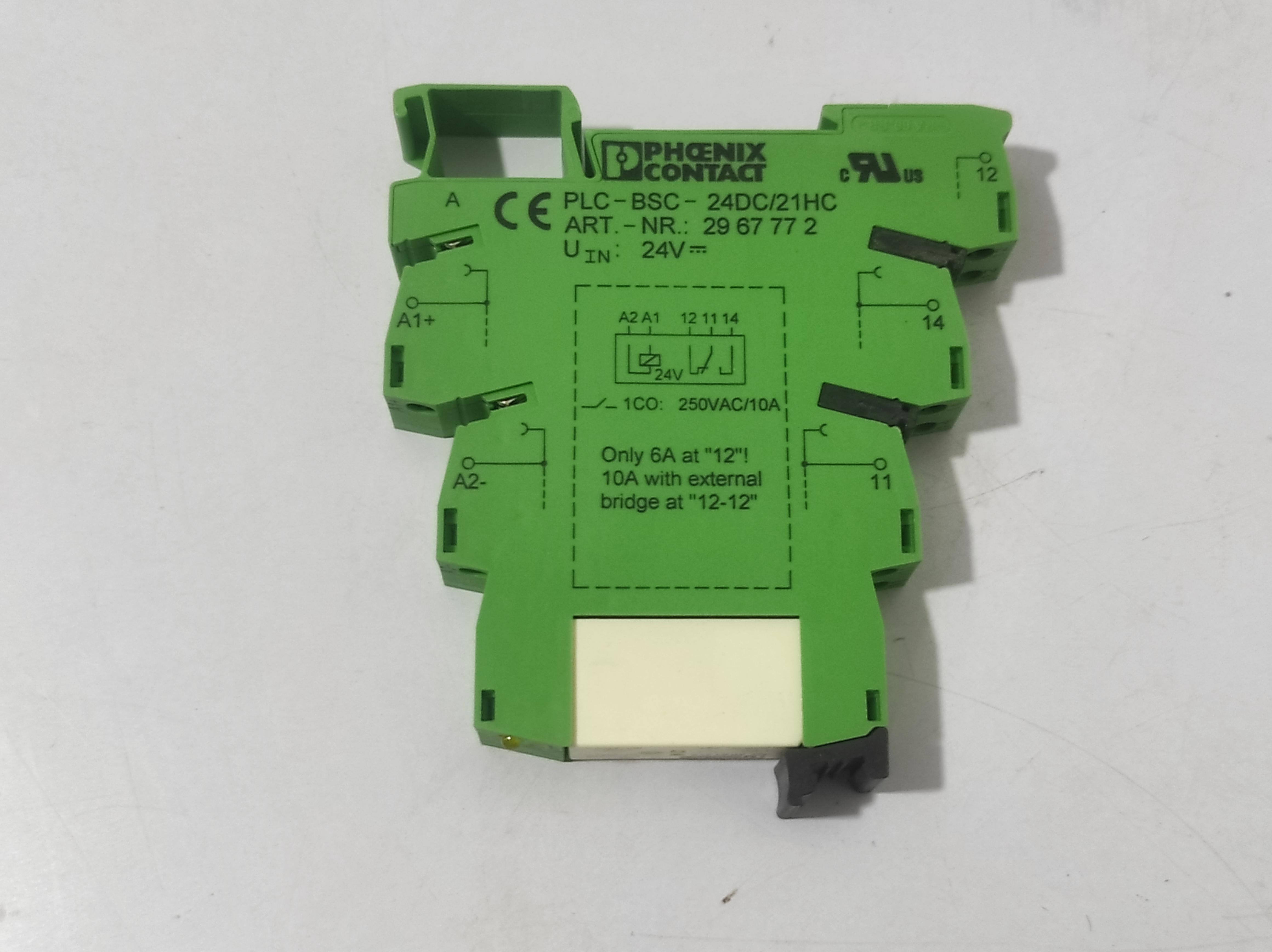 Phoenix Contact 29 67 62 0 PLC-RSC-24DC_21HC Relay Module