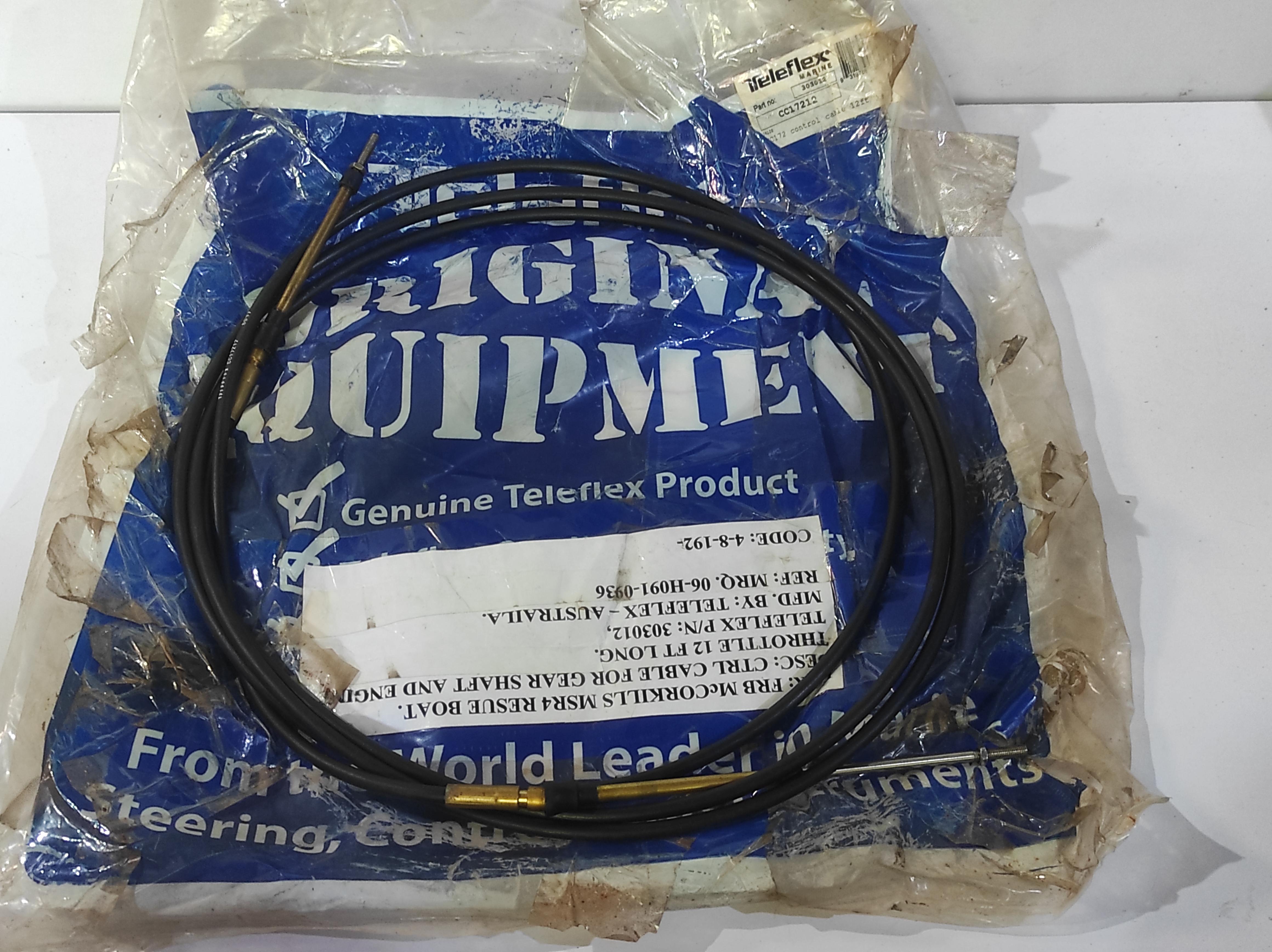 Teleflex CC17212 Conrol Cable 12FT