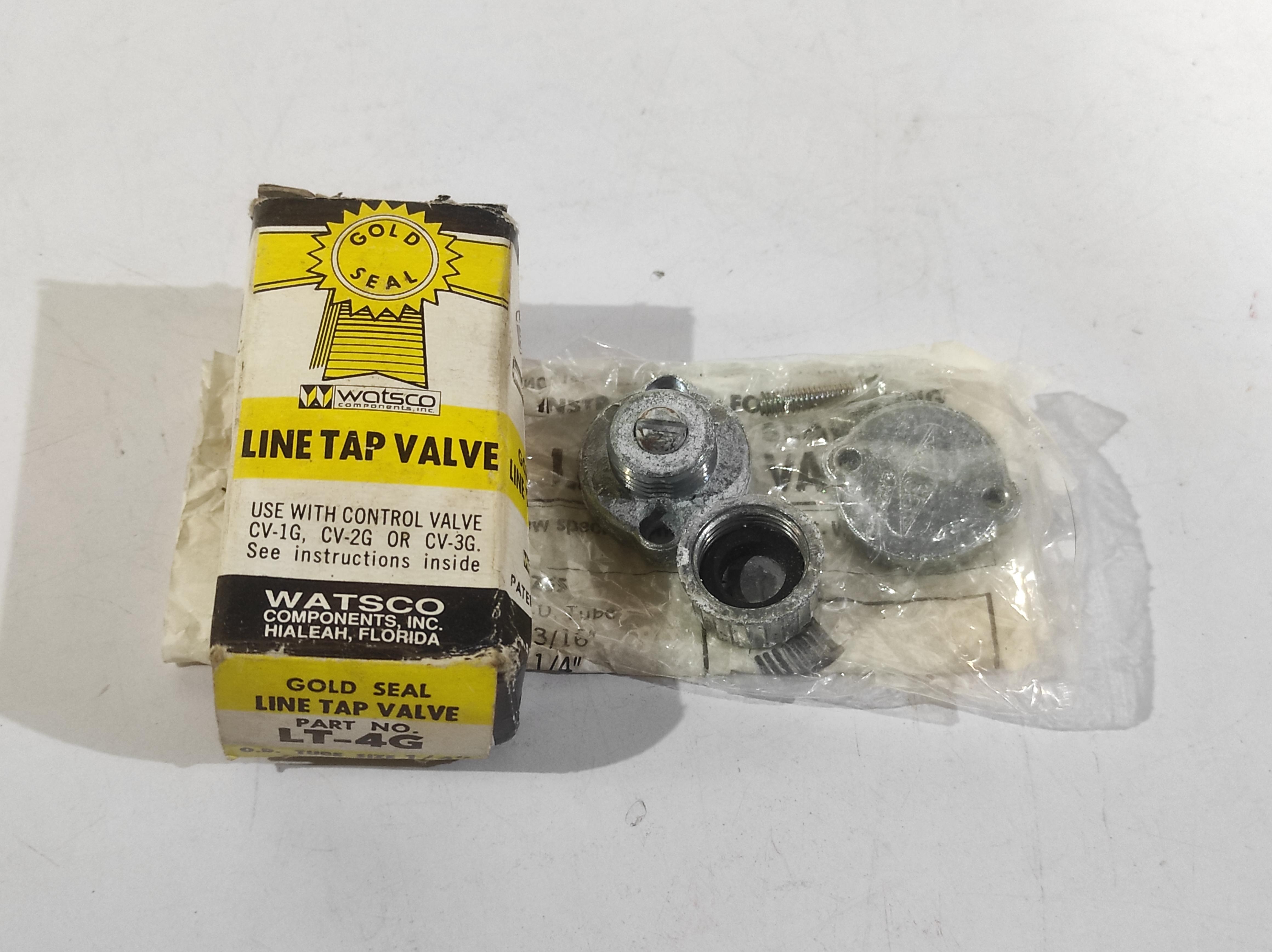 Watsco LT-4G Gold Seal Line Tap Valve