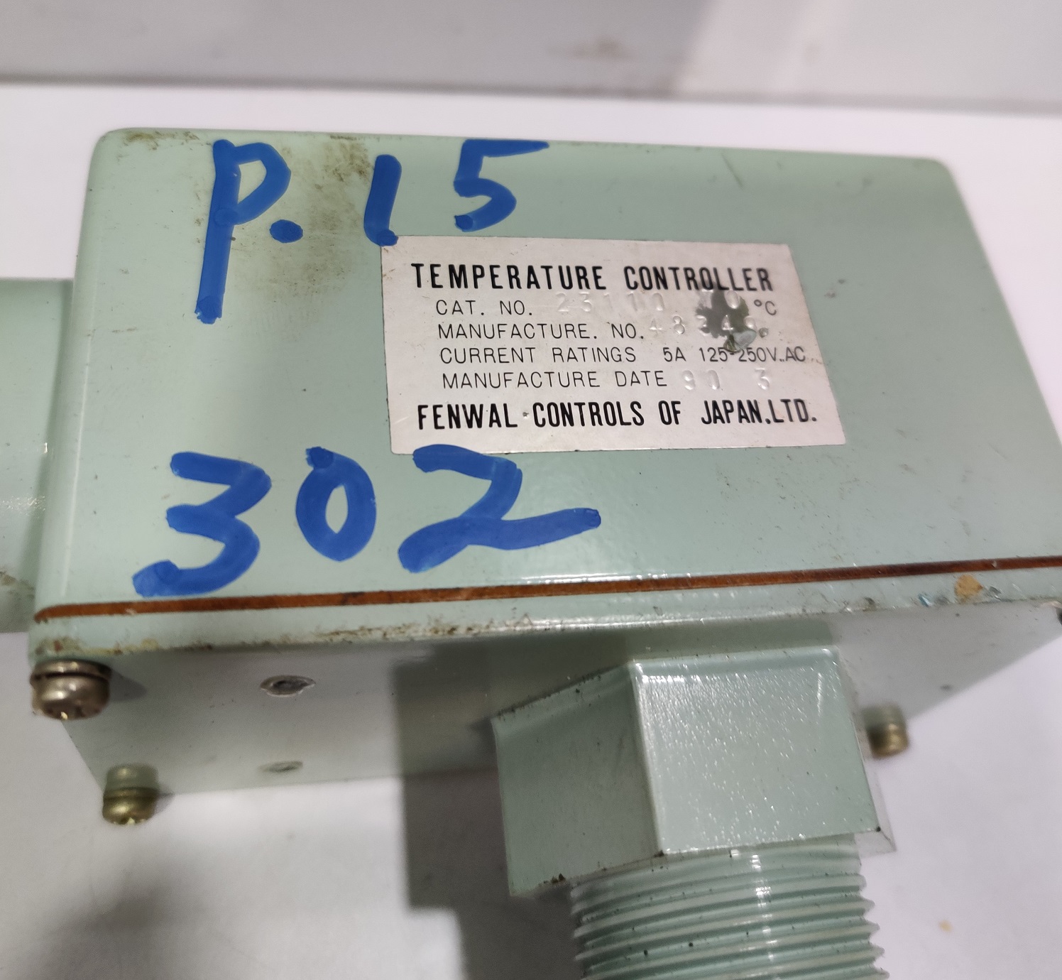 Temperature Controller 23110 Fenwal Controls - Japan 5A 125-250VAC - 5Deg C