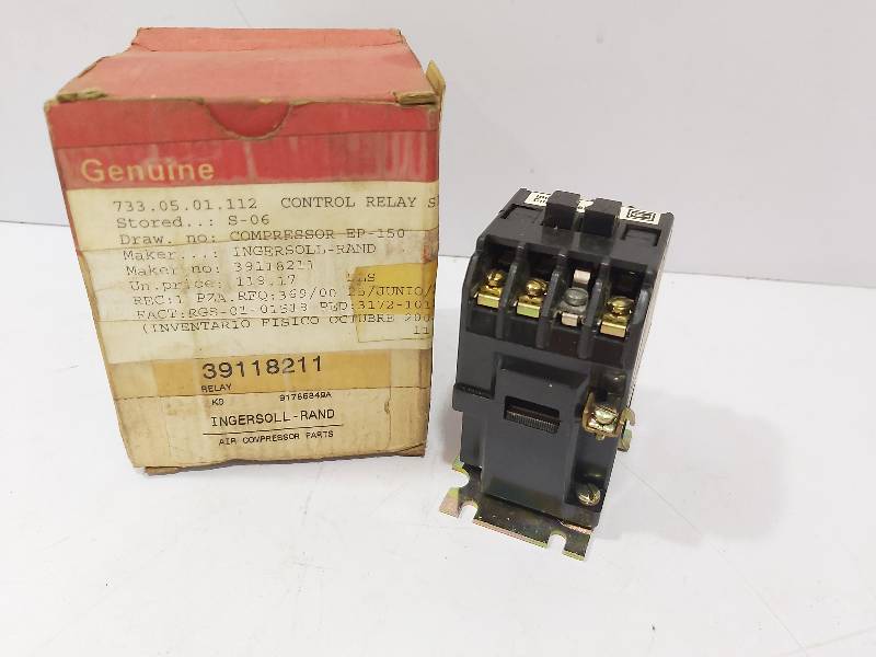 Ingersoll Rand 39118211 Cutler Hammer BF31Z8 Control Relay 