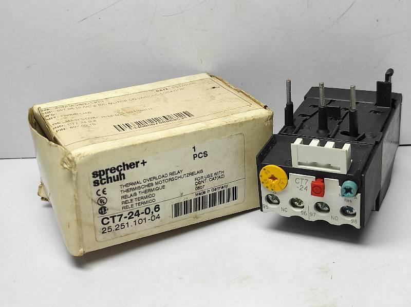 Sprecher Schuh CT7-24-0.6 Thermal Overload Relay