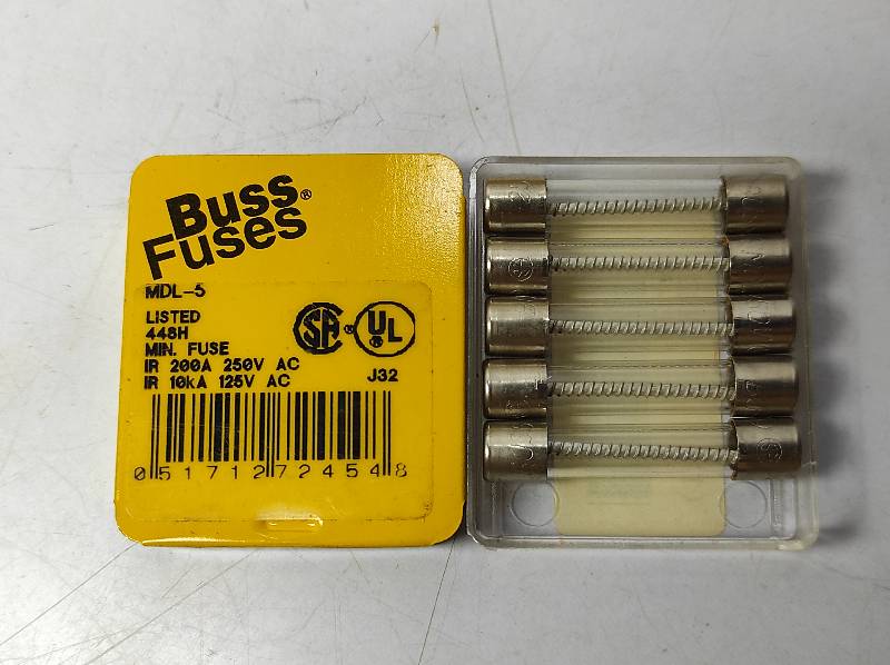 Bussmann MDL-5 Buss Fuses