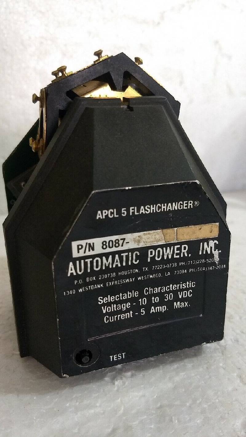 APCL 5 Flashchanger 10 to 30 VDC - 5 Amp. Max