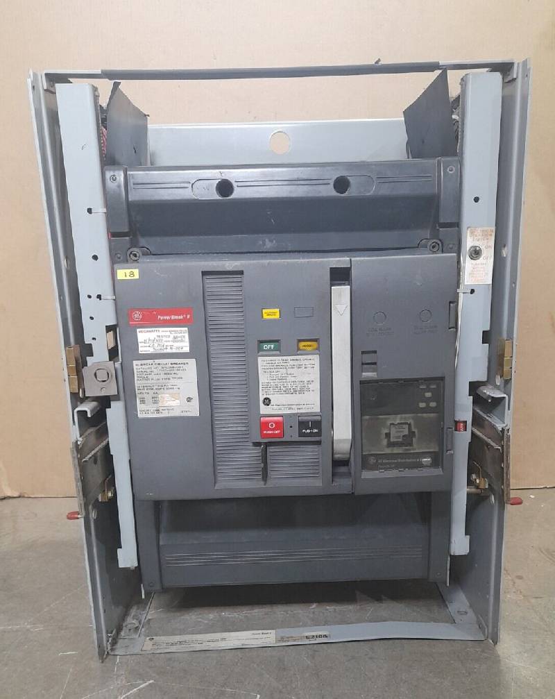 GE SHD30B330H Circuit Breaker 3000A Frame Rating & 3000A Trip Unit & SPUV024DC