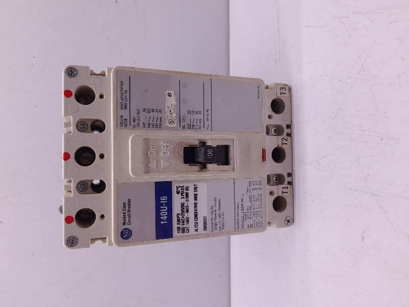 Allen Bradley 140U-I6C3-D10M(A) Circuit Breaker 100A 3P 140U-I6