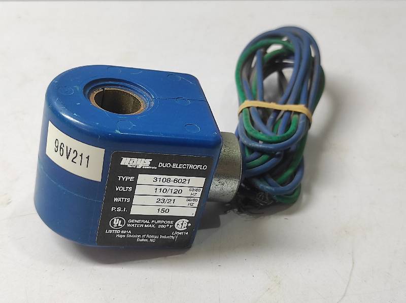 Hays 3108-6021 Duo-Electroflo Solenoid Coil 31086021