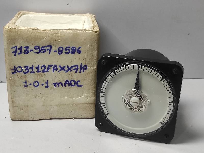 Yokogawa 103112FAXX7/P Blank Scale 1-0-1 mADC Meter