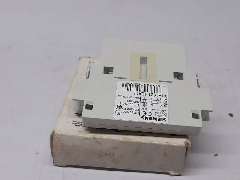 Siemens 3RH1921-1EA11 Auxiliary Contact Block 3RH19211EA11 1NO+1NC