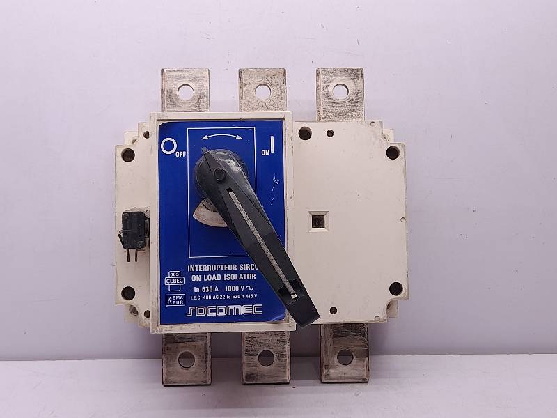 Socomec Interrupteur Sirco On Load Isolator In 630A 1000V~