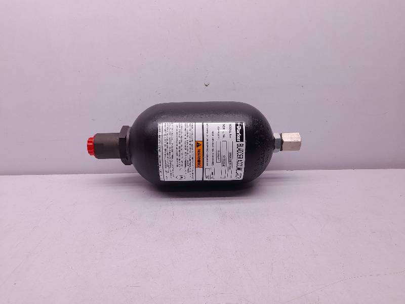 Parker BA002B3U01A1 Bladder Accumulator Capacity 1 Quart Max Operating Pressure 3000 PSI