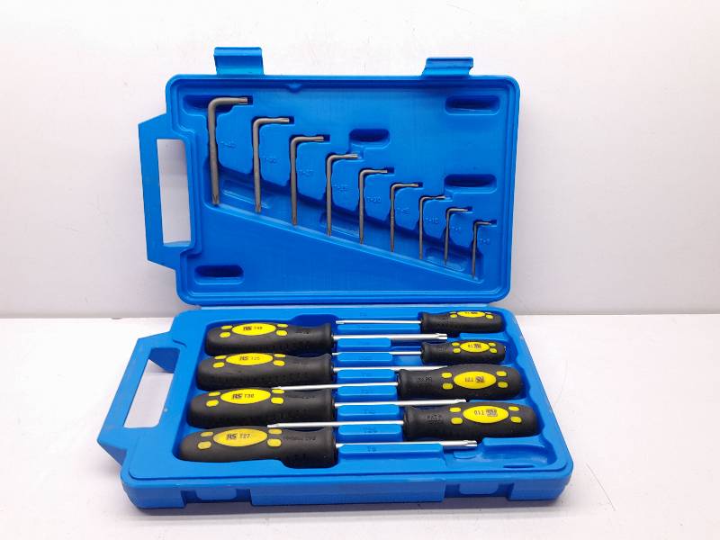 RS 499-2521 Torx Driver Set 17PC (1PC Missing)