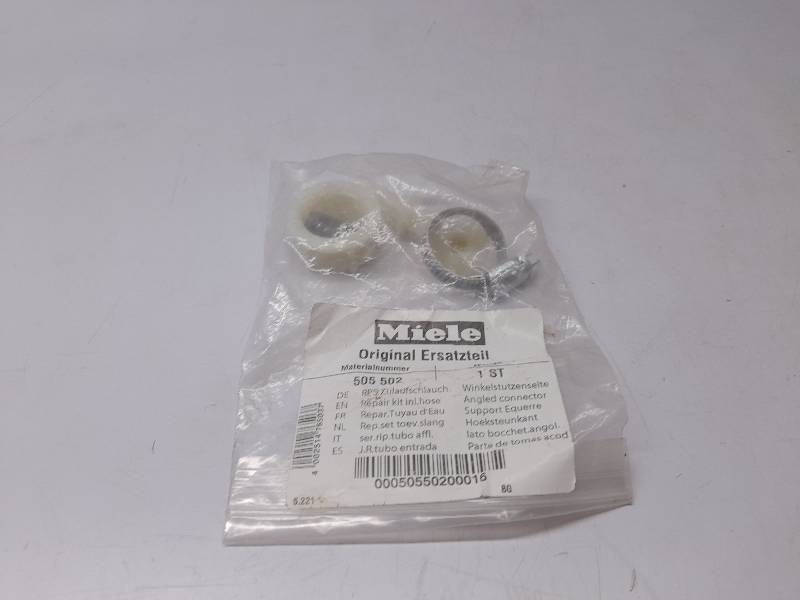 Miele 505 502`Repair Kit Inlet Hose Angled Connector