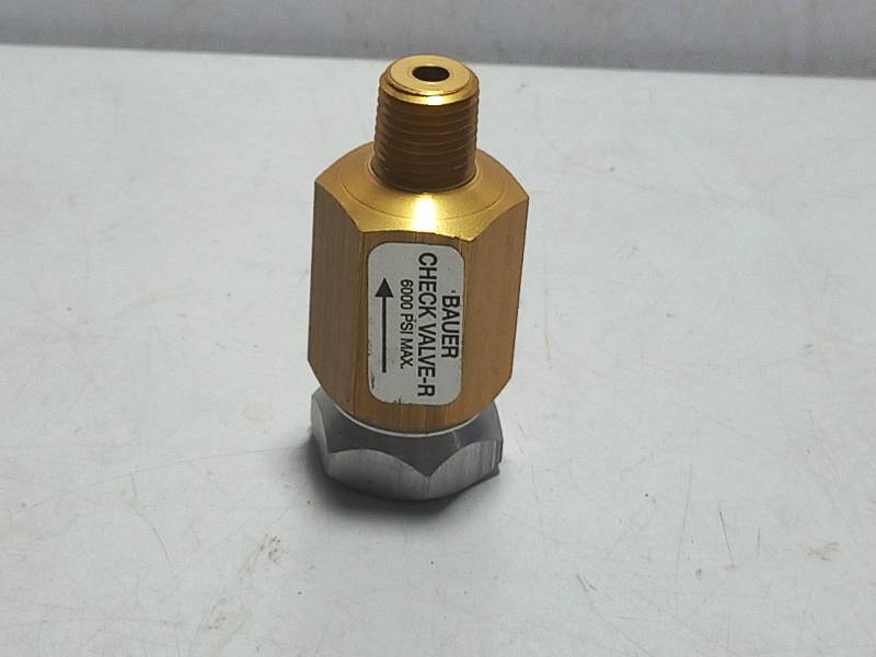 BAUER COMPRESSORS VA-0007 CHECK VALVE 