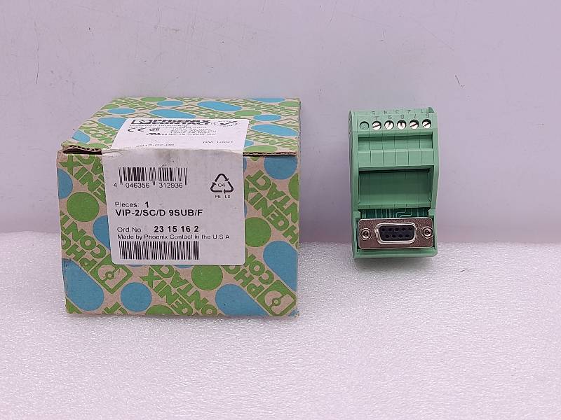 PHOENIX CONTACT VIP-2/SC/D 9SUB/F  TERMINAL SECTIONAL RELAY BLOCKS