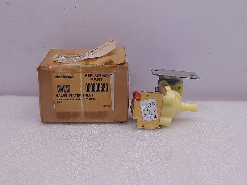 MANITOWOC 000000380 WATER INLET VALVE  INCLUDING 208-240V  50-60Hz Coil 