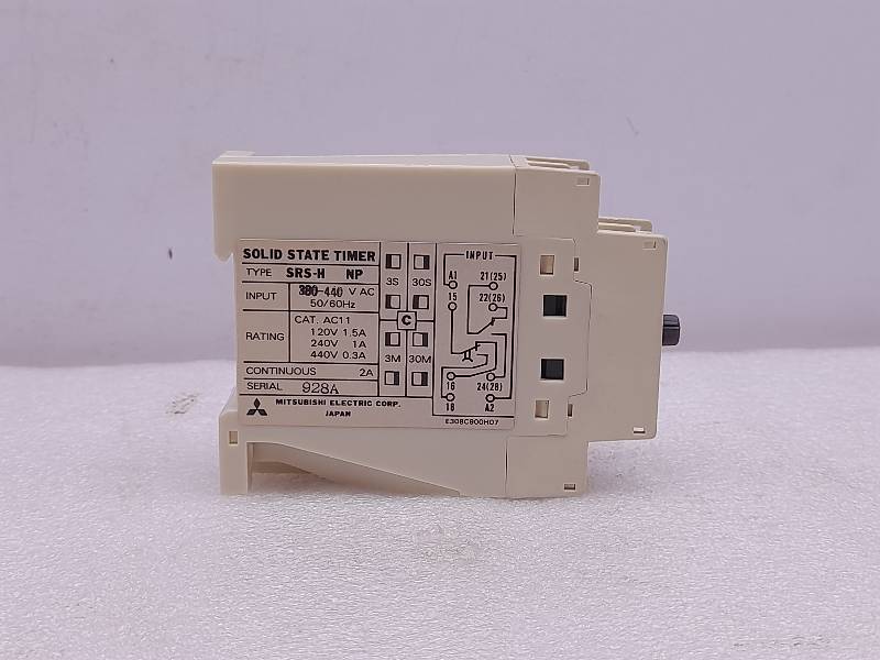 Mitsubishi SRS-H  Solid State Timer  380-440VAC, 50/60Hz