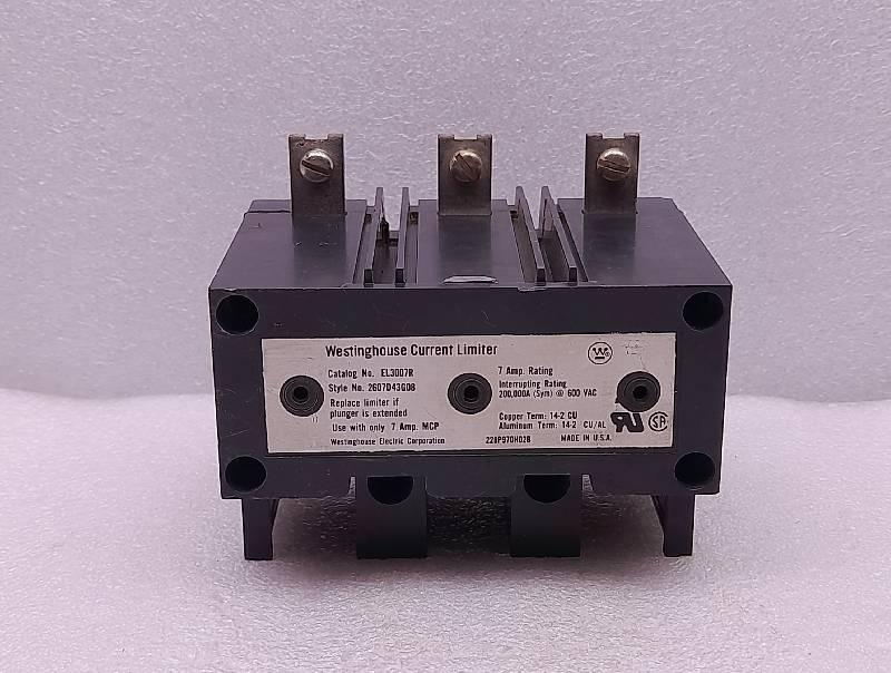 Westinghouse Current Limiter EL3007R  Circuit Breaker  600VAC 7AMP