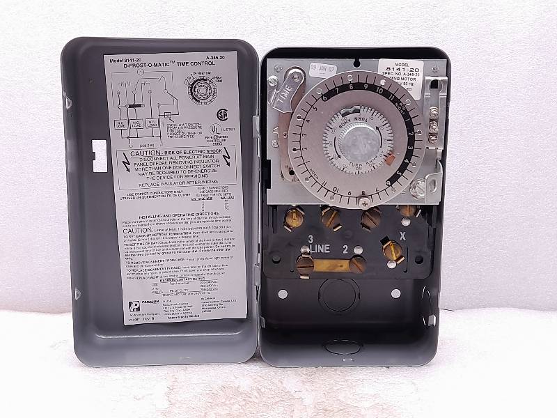 Paragon A-345-20  D-Frost Timer  Model: 8142-20  40AMP 2HP  208-240V 60Hz