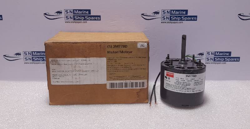 Dayton 3M778D Motor Shaded Pole 1550RPM 1/20HP 115V 60Hz 1.8A 1Ph JA2P81
