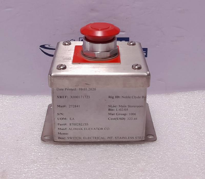 Alimak 87002821SS Electric Switch