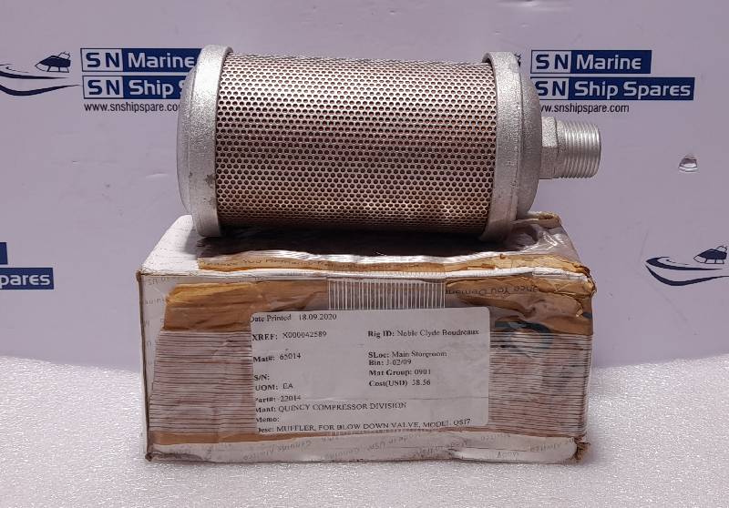 Allied Witan 44AW56 Atomuffler Model 07 44AW56M07 Radial Flow Muffler